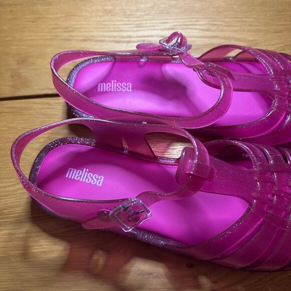 Melissa pink jelly sandals 9 - Picture 2 of 6
